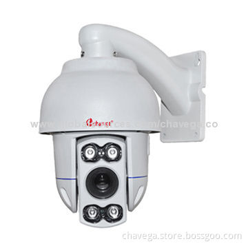 1/4" 10X Optical Zoom 800TVL Mini Outdoor High-speed PTZ Dome Camera with 50m IR Distance